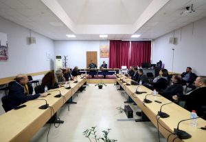 Σύσκεψη Παύλου Μπαριτάκη και Λευτέρη Αυγενάκη στο Δημαρχείο